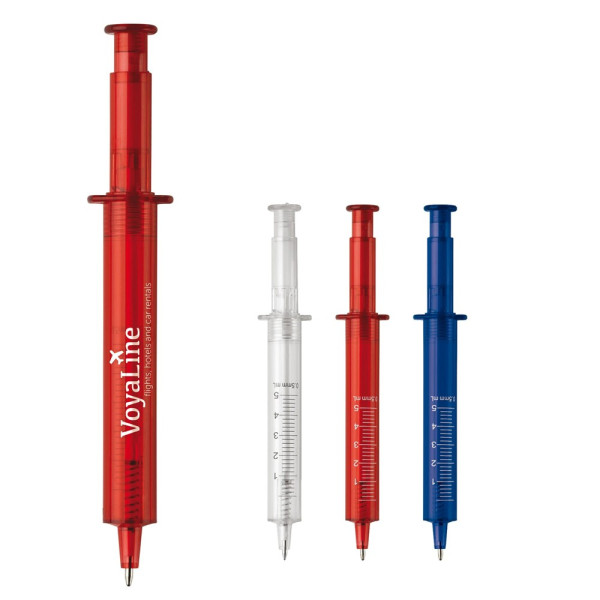 Spritzenstift transparent