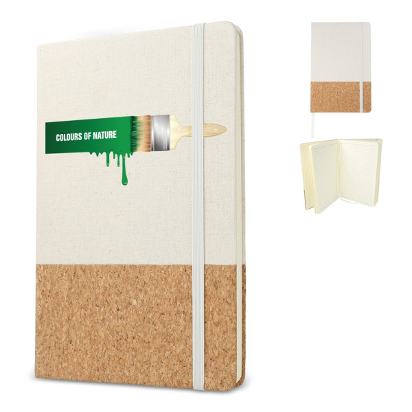 Notizbuch Baumwolle & Kork A5