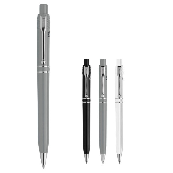 Kugelschreiber Raja Chrome recycled hardcolour