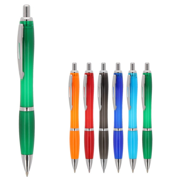 Kugelschreiber Hawaii transparent Ocean Bound Plastic