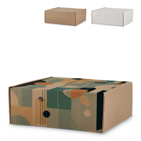 Individuelle Geschenkverpackung für 4 Tassen 24.3 x 24.3 x 9.9 cm